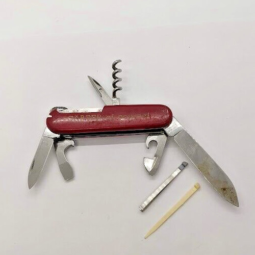 Victorinox Spartan “Carter, Of Course!” Suisse Army Red Folding Pocket Knife
