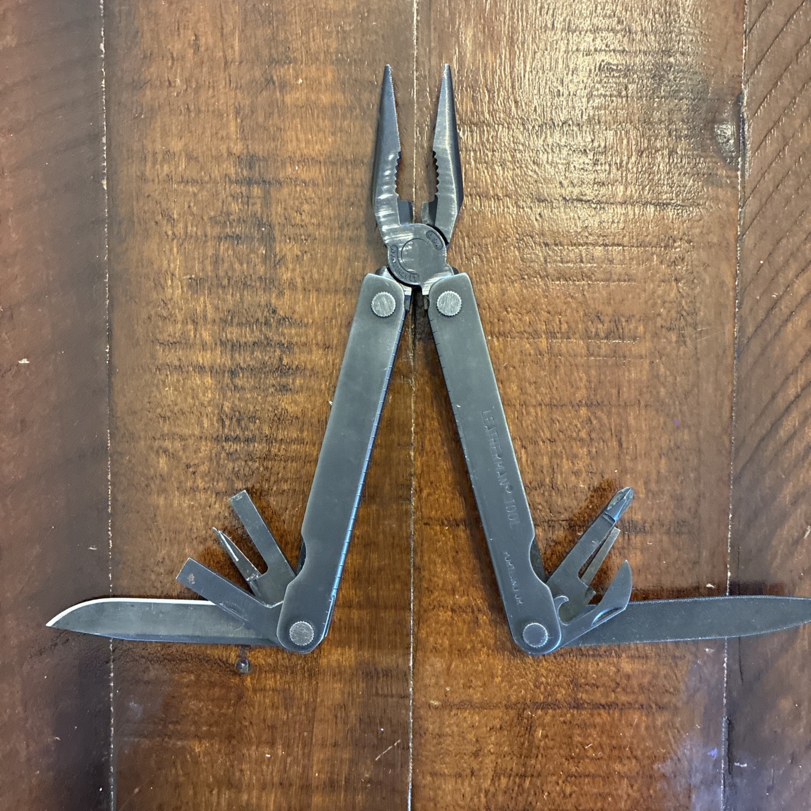 Vintage Leatherman PST BLACK OXIDE Multitool Portland OR USA 06/96 – Very Good