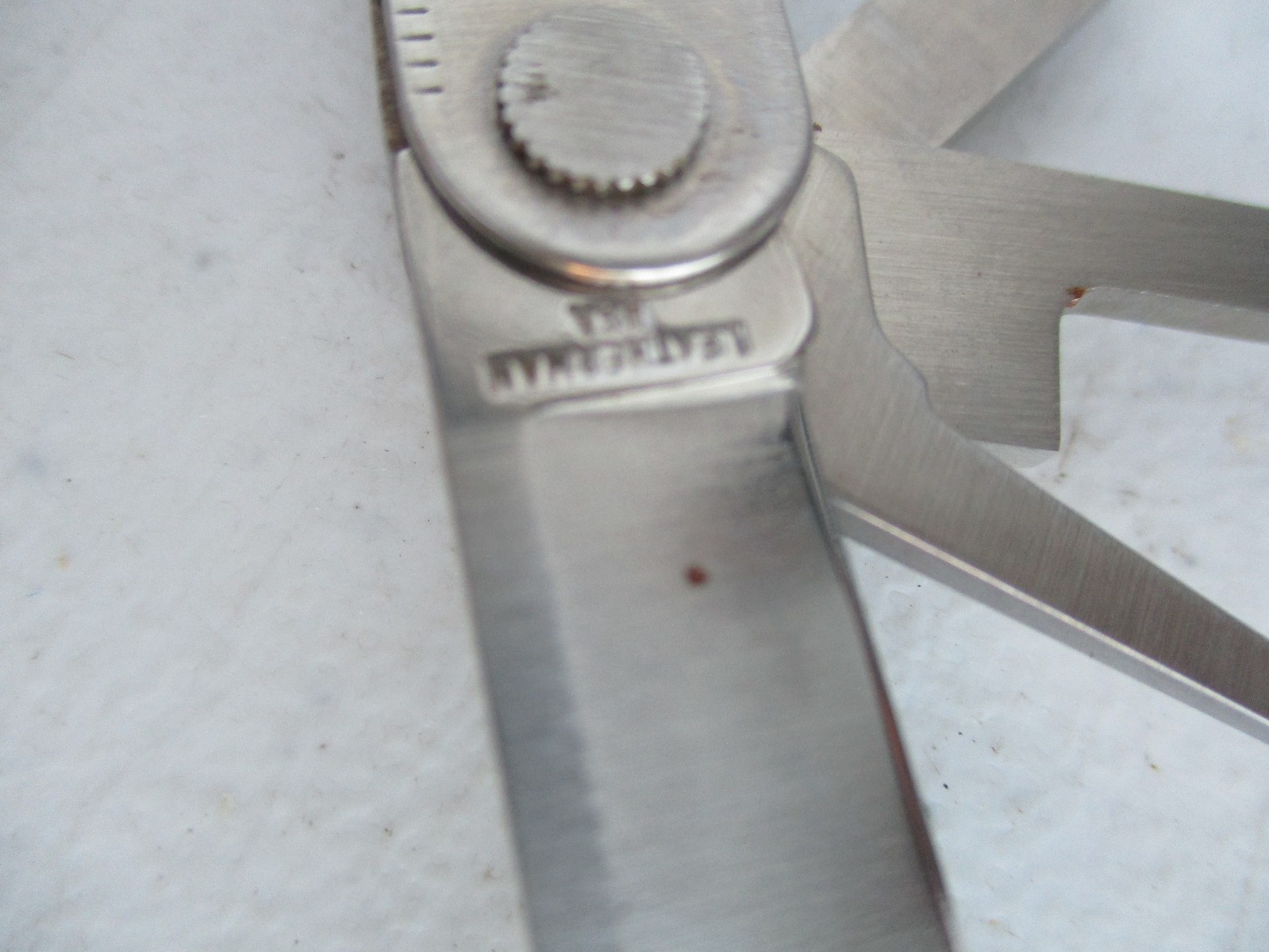 Leatherman Pocket Survival Tool USA Patent 1325473 w/ Leather Sheath Date 11/95