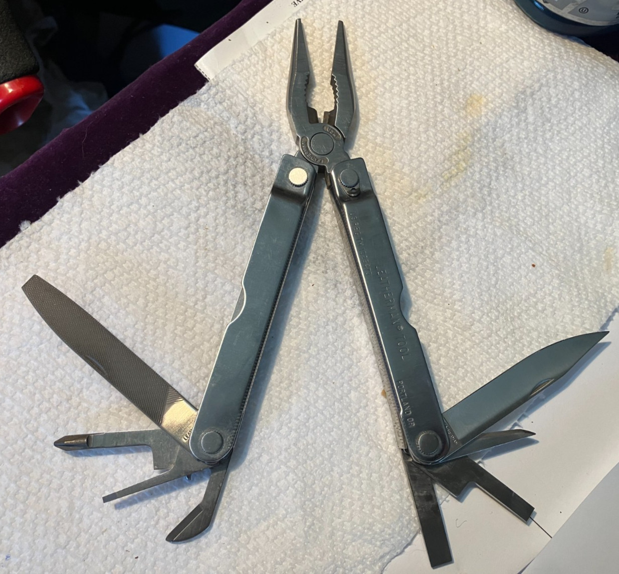 Original Vintage Leatherman Tool in the Case Free Shipping